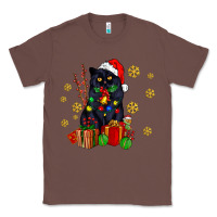 Chestnut black cat meowy christmas Classic Tee - AdoDesignShop