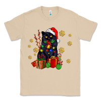 Mushroom black cat meowy christmas Classic Tee - AdoDesignShop