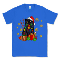 True Royal black cat meowy christmas Classic Tee - AdoDesignShop