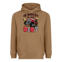 Toasted Coconut on weekends we wear dirt Heavyweight Hoodie - MaliasSmallBusiness