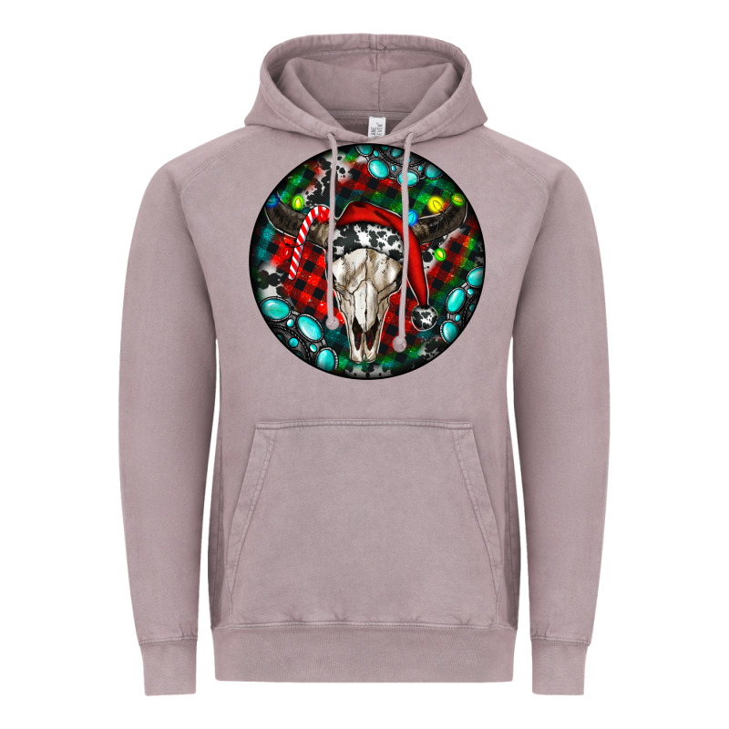 Christmas Skull Vintage Hoodie by RanaPortraitStore | Teevron