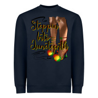 Navy steppin' into juneteenth heels Heavyweight Sweatshirt - HRA Design Shop