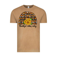 Vintage Camel Thankful Vibes Only Vintage Tee - CowhideDigitalArt