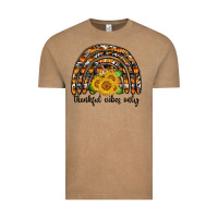 Thankful Vibes Only Vintage Tee | Teevron