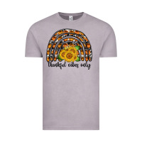 Vintage Zinc Thankful Vibes Only Vintage Tee - CowhideDigitalArt