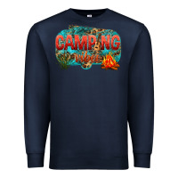 Navy camping vibes Premium Sweatshirt - NancyCooperArtShop