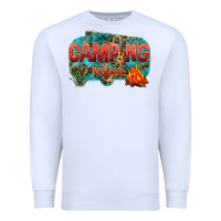 White camping vibes Premium Sweatshirt - NancyCooperArtShop