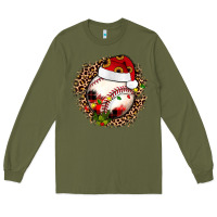 Army Green Christmas baseball Long Sleeve Tee - JahusDesignShop
