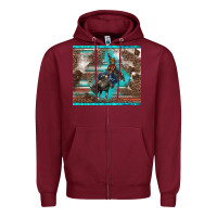Burgundy western rodeo bullfighter serape leopards turquoise's gliterrs Zipper Hoodie - BarkalooDesign