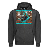 Charcoal Heather western rodeo bullfighter serape leopards turquoise's gliterrs Zipper Hoodie - BarkalooDesign