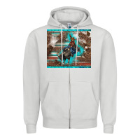 Dove Grey western rodeo bullfighter serape leopards turquoise's gliterrs Zipper Hoodie - BarkalooDesign