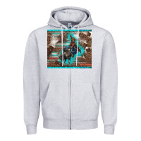 Heather Grey western rodeo bullfighter serape leopards turquoise's gliterrs Zipper Hoodie - BarkalooDesign