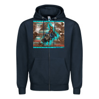 Navy western rodeo bullfighter serape leopards turquoise's gliterrs Zipper Hoodie - BarkalooDesign