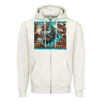 Oatmeal Heather western rodeo bullfighter serape leopards turquoise's gliterrs Zipper Hoodie - BarkalooDesign