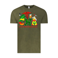 Vintage Olive cna juneteenth certified nursing assistant Vintage Tee - AdoDesignShop
