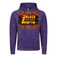 Cloud Purple black history month Vintage Hoodie - Zillion Design Studio