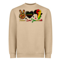 Mushroom peace love juneteenth raised fist Heavyweight Sweatshirt - HRA Design Shop