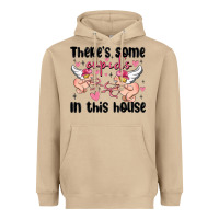 Mushroom there's some cupid's in this house Heavyweight Hoodie - MaliasSmallBusiness
