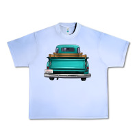 Grape Ice western truck back view Urban Heavy Tee - FaDigitalArtStudio