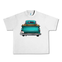 Lunar Rock western truck back view Urban Heavy Tee - FaDigitalArtStudio