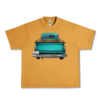 Peanut Butter western truck back view Urban Heavy Tee - FaDigitalArtStudio