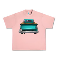 Salmon western truck back view Urban Heavy Tee - FaDigitalArtStudio