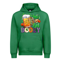 Emerald Lets Get Boozy Urban Hoodie - texasbilliewilder