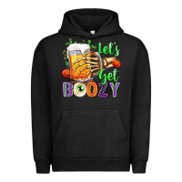 Pigment Black Lets Get Boozy Urban Hoodie - texasbilliewilder