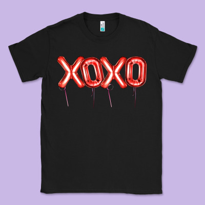 Valentine's Day Xoxo Balloon Classic Tee Designed By Artiststas