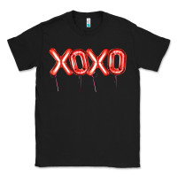 Black Valentine's Day Xoxo Balloon Classic Tee - Artiststas