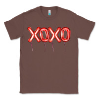 Chestnut Valentine's Day Xoxo Balloon Classic Tee - Artiststas
