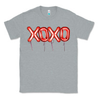 Heather Grey Valentine's Day Xoxo Balloon Classic Tee - Artiststas