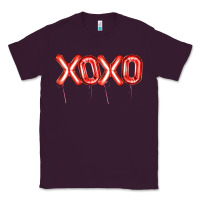 Plum Valentine's Day Xoxo Balloon Classic Tee - Artiststas
