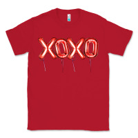Red Valentine's Day Xoxo Balloon Classic Tee - Artiststas