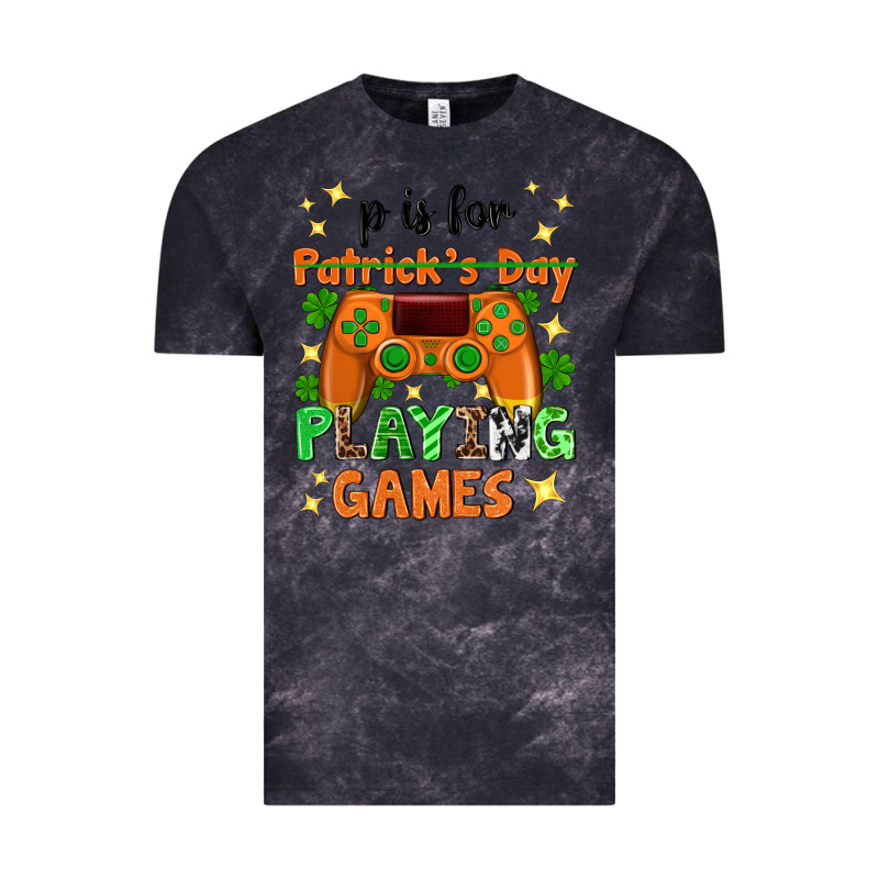 P Is Patrick's Day Playing Games Vintage Tee by Neo Western | Teevron