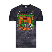 Cloud Black P is Patrick's Day playing games Vintage Tee - Neo Western