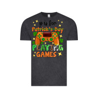 Vintage Black P is Patrick's Day playing games Vintage Tee - Neo Western