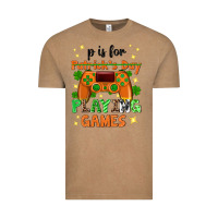 Vintage Coffee P is Patrick's Day playing games Vintage Tee - Neo Western
