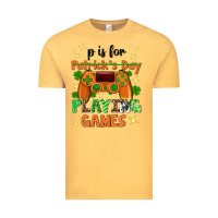 Vintage Mustard P is Patrick's Day playing games Vintage Tee - Neo Western