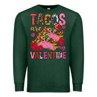 Sports Green tacos are my valentine Premium Sweatshirt - NancyCooperArtShop