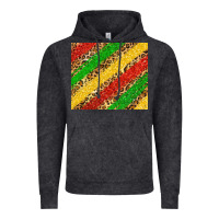 Vintage Black african colors leopard Vintage Hoodie - Zillion Design Studio