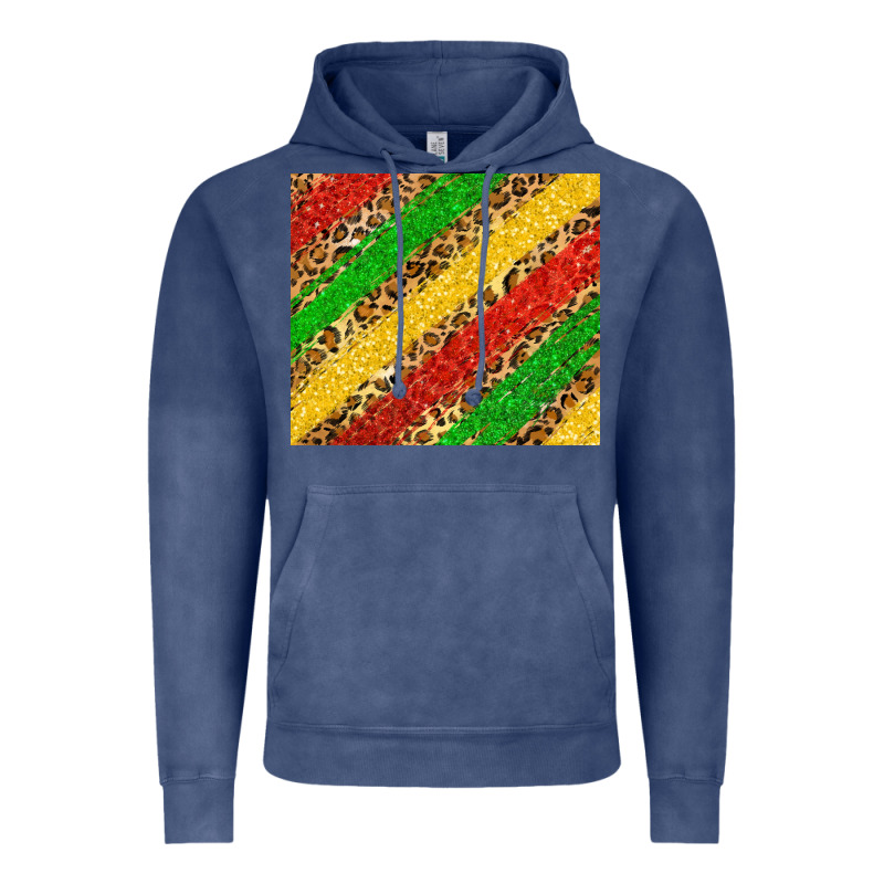 African Colors Leopard Vintage Hoodie by Zillion Design Studio | Teevron