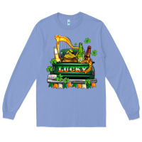 Colony Blue lucky truck with flags and beers Long Sleeve Tee - AdoDesignShop