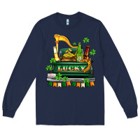 Navy lucky truck with flags and beers Long Sleeve Tee - AdoDesignShop