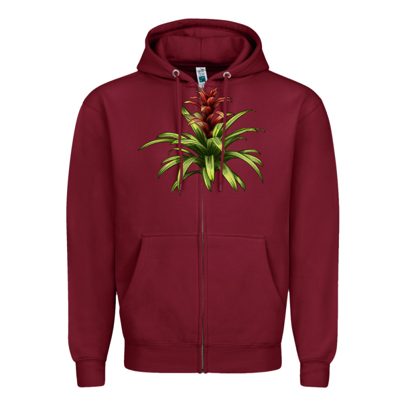 Bromeliads Zipper Hoodie by LillyAllenDesigns | Teevron