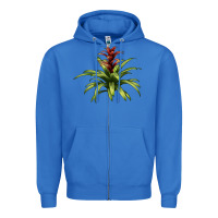 True Royal Bromeliads Zipper Hoodie - LillyAllenDesigns