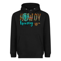 Black western howdy honey arrow gemstone Heavyweight Hoodie - NancyCooperArtShop