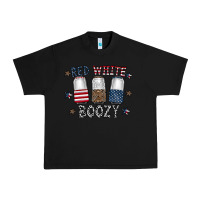 Black red white boozy Urban Heavy Tee - CowhideDigitalArt