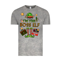 Cloud Rock im the boss elf Vintage Tee - FaDigitalArtStudio