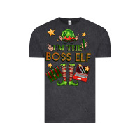 Vintage Black im the boss elf Vintage Tee - FaDigitalArtStudio